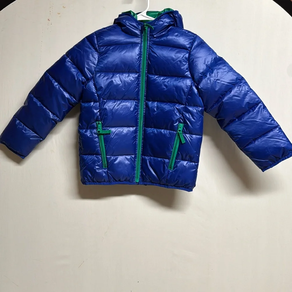 Gymboree Blue Quilted‎ Puffer Jacket Size 8